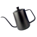 Tea Coffee Pot Moka Kettle Gooseneck Kitchen Cafe Appliances 600ml Black