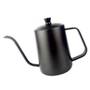 Tea Coffee Pot Moka Kettle Gooseneck Kitchen Cafe Appliances 600ml Black