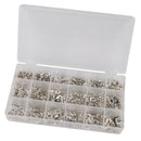 420 Piece Cold Pressed Non-Insulated Ring Terminal Fork Connector Crimp