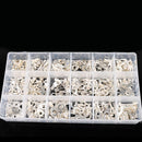420 Piece Cold Pressed Non-Insulated Ring Terminal Fork Connector Crimp