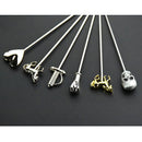 Stainless Steel Cocktail Picks Food Fruit Sticks Olive Pick Party Bar Tools