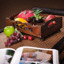 Portable 31x 23x 12cm Wood Food Serving Breakfast in Bed Lap Tray w/ Handles