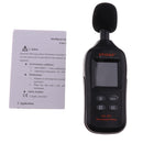 Range from 35-135dB Portable Digital Sound Level Noise Decibel DB Monitor Meter Tester 144x56x30.5mm