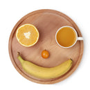 Wooden Plate Serving Tray Heavy Duty Round Decorative Dinner Placemat