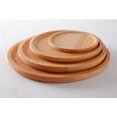 Wooden Plate Serving Tray Heavy Duty Round Decorative Dinner Placemat
