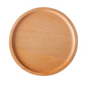 Wooden(Zelkova)-Plate Serving Tray Heavy Duty Chemical Free Dinner Placemat