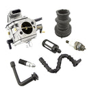 Carburetor with Fuel Line Filter Spark Plug Kit for STIHL MS660 Chainsaws