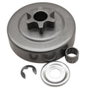 3/8 6T Clutch Drum Sprocket Washer E-Clip Kit For STIHL Chainsaw 018 MS180