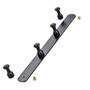 Stainless Steel Bath 4 Hook Rack Wall Mount Hanger Jacket Coat Handbag Towel