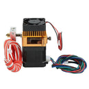 1 Piece 3D Innovations 3D Printer Head With Single Cooling Fan For 1.75mm Direct Filament Extruder 0.4mm Nozzle Spray