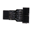 1 Piece Update AVRISP USBASP STK500 Black Blue 10pin to 6pin Converting Adapter Board For ATMEL AVRISP USBASP STK500