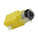 1 Piece 3V-12V DC 70mA (3V) Robot Intelligent Car DIY Dual Shaft Gear TT Motor for Arduino Robot Car MCU 7x2.2x1.8cm