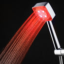 3 Colors Automatic LED Light Shower Head Temperature Control Shower Bathroom Water Glow Automatic Light Switching