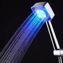 3 Colors Automatic LED Light Shower Head Temperature Control Shower Bathroom Water Glow Automatic Light Switching