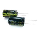 5 Pieces Radial Electronics Series Electrolytic Capacitor Assorted Kit, Long Life, Low Impedance 32x18mm DC 400V 120uf