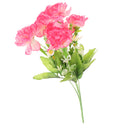 1 Bunch of Carnation Bunch Artificial Silk Flower Bouquet Plant Home Bedroom Hotel Office Desk Floral Decor Pink