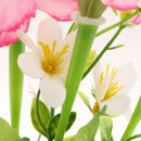 1 Bunch of Carnation Bunch Artificial Silk Flower Bouquet Plant Home Bedroom Hotel Office Desk Floral Decor Pink