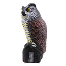 Large Realistic Owl Decoy Straight Head Weed Pest Control Crow Scarecrow