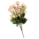 1 Bunch Artificial Flowers Silk Camellia Buds Home Wedding Garden Banquet Hotel Party Floral Decor Charms Champagne