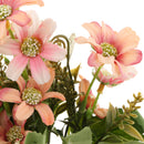 Artificial Realistic Chrysanthemum Bunch Silk Flower Bouquet Wedding Party Garden Plant Decor Ornaments Sunset Glow