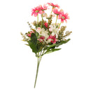 Artificial Realistic Chrysanthemum Bunch Silk Flower Bouquet Wedding Party Garden Plant Decor Ornaments Pink