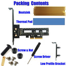 M.2 PCI-E NGFF SSD 2242 2260 2280 M Key X4 NG PCIe Gen3 x4 Adapter Card
