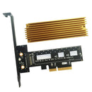 M.2 PCI-E NGFF SSD 2242 2260 2280 M Key X4 NG PCIe Gen3 x4 Adapter Card