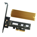 M.2 PCI-E NGFF SSD 2242 2260 2280 M Key X4 NG PCIe Gen3 x4 Adapter Card