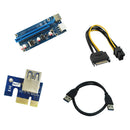 USB 3.0 Extension Cable Sata To 6pin Power Cable USB Riser Adapter Card