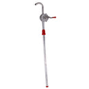 Hand Rotary Self Dispense Oil Diesel Fuel Pump Drum Tank Barrel 130cm Silver