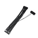 24-pin to 20 + 4 Pin DUAL PSU POWER SUPPLY EXTENSION CABLE BITCOIN MINING