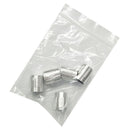 Variable Potentiometer Carbon Rotary Taper Round Shaft Carbon Linear With Dial With Knob (Pack of 5 Sets) Silver Color