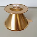 Pour Over Drip Mesh Coffee Tea Cone Filter Holder Coffee Making 125mm Gold