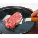 Stainless Steel Steak Shovel BBQ 3-Hole Shovel Cooking Utensil 25cmx6cm