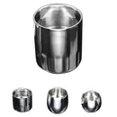 Anti-Rust Easy Clean Double -Wall Design Stainless Steel Beer Drinks Milk Juice Coffee Tea Cup Mug Straight 120ml