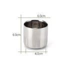 Anti-Rust Easy Clean Double -Wall Design Stainless Steel Beer Drinks Milk Juice Coffee Tea Cup Mug Straight 120ml