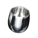 Anti-Rust Easy Clean Double -Wall Design Stainless Steel Beer Drinks Milk Juice Coffee Tea Cup Mug Curved 200ml