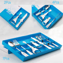 Durable Stainless Steel Kitchen Ware Set Cutlery Tableware Soup Spoon Eggbeater Fruit Cutter Utility Tools 7Pcs