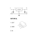 100 Pieces 78L05 Voltage Regulator 5V 100mA SOT-89-3L SMD