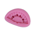 3D Silicone Fan Mould For Fondant Soap Making Mold Cake Decorating Mould