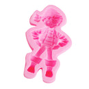 3D Silicone Pirate Boy Mold For Fondant Soap Making Cake Decorating Mould