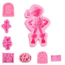 3D Silicone Pirate Boy Mold For Fondant Soap Making Cake Decorating Mould