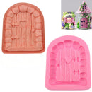 3D Silicone Door Mould For Fondant Soap Making Mold Cake Decorating Mould