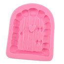 3D Silicone Door Mould For Fondant Soap Making Mold Cake Decorating Mould