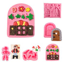 3D Silicone Window Door Mold For Fondant Soap Making Cake Decorating Mould