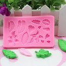3D Silicone Leaves Mould For Fondant Soap Making Mold Cake Decorating Mould