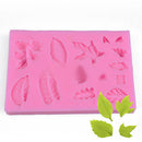 3D Silicone Leaves Mould For Fondant Soap Making Mold Cake Decorating Mould