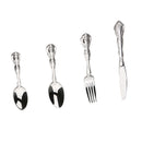 4Pcs French Royal Food Grade 304 Stainless Steel Delicate Custom Flatware