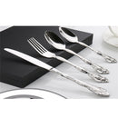 4Pcs French Royal Food Grade 304 Stainless Steel Delicate Custom Flatware