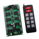 12V 10-Channel 433M 10-Button 1000m Remote Control Switch + Receiver Module